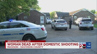Woman dead after domestic shooting in Madison