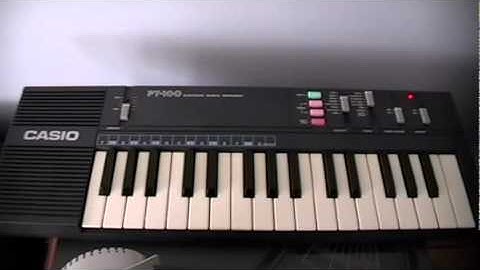 Casio PT-100 keyboard demo song