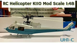 RC Helicopter XK K110 Mod Scale 1:48 - Build & Test