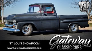 1958 Chevrolet Apache Pickup Truck Gateway Classic Cars St. Louis #9235 Guide