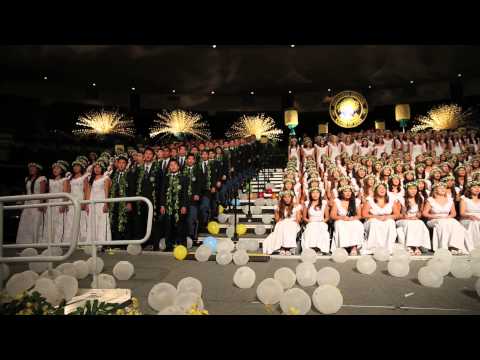 Punahou Class of 2015 - Flash Mob / "You'll Be In My Heart" (Commencement 2015)