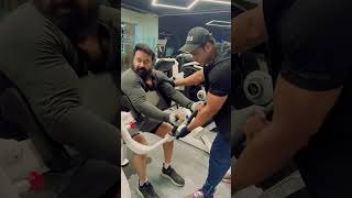 Actor Mohanlal&#39;s Heavy workout Video #shorts #mohanlal