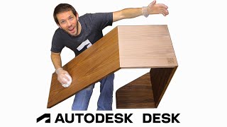 I Built Autodesk's Logo Into An ACTUAL Desk