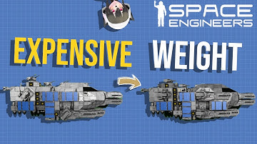 Cost of Upgrading a Ship WITHOUT Losing Performance - Space Engineers Ship Design & Building Guide