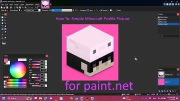 How To: Simple Minecraft Profile Picture for paint.net
