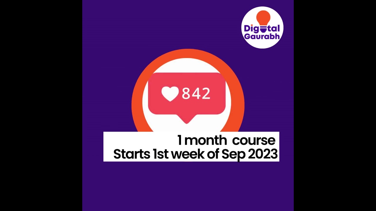 Digital Marketing Course only @7,000. / Digital Gaurabh