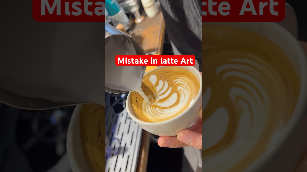 If there is not enough milk, the design may be ruined 