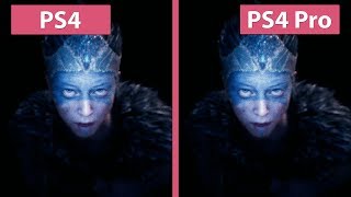 Hellblade Senua's Sacrifice – PS4  vs. PS4 Pro 30 & 60 Hz Mode Graphics Comparison