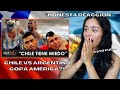 EXTRANJERA REACCIONA a "CHILE TIENE MIEDO" - Copa America CHILE vs ARGENTINA por PRIMERA VEZ