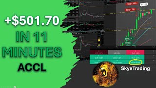 FINALLY momentum! +$501.70 at 4AM