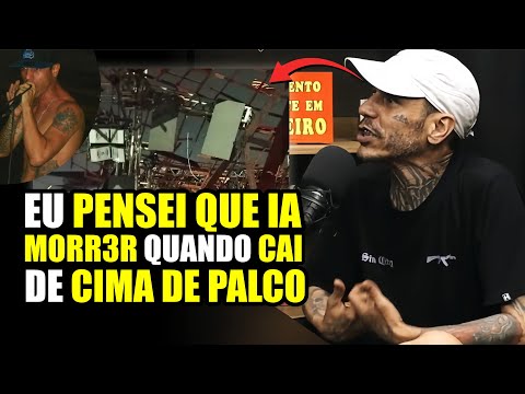 FUNKERO FALA SOBRE ACIDENTES QUE SOFREU EM SHOWS