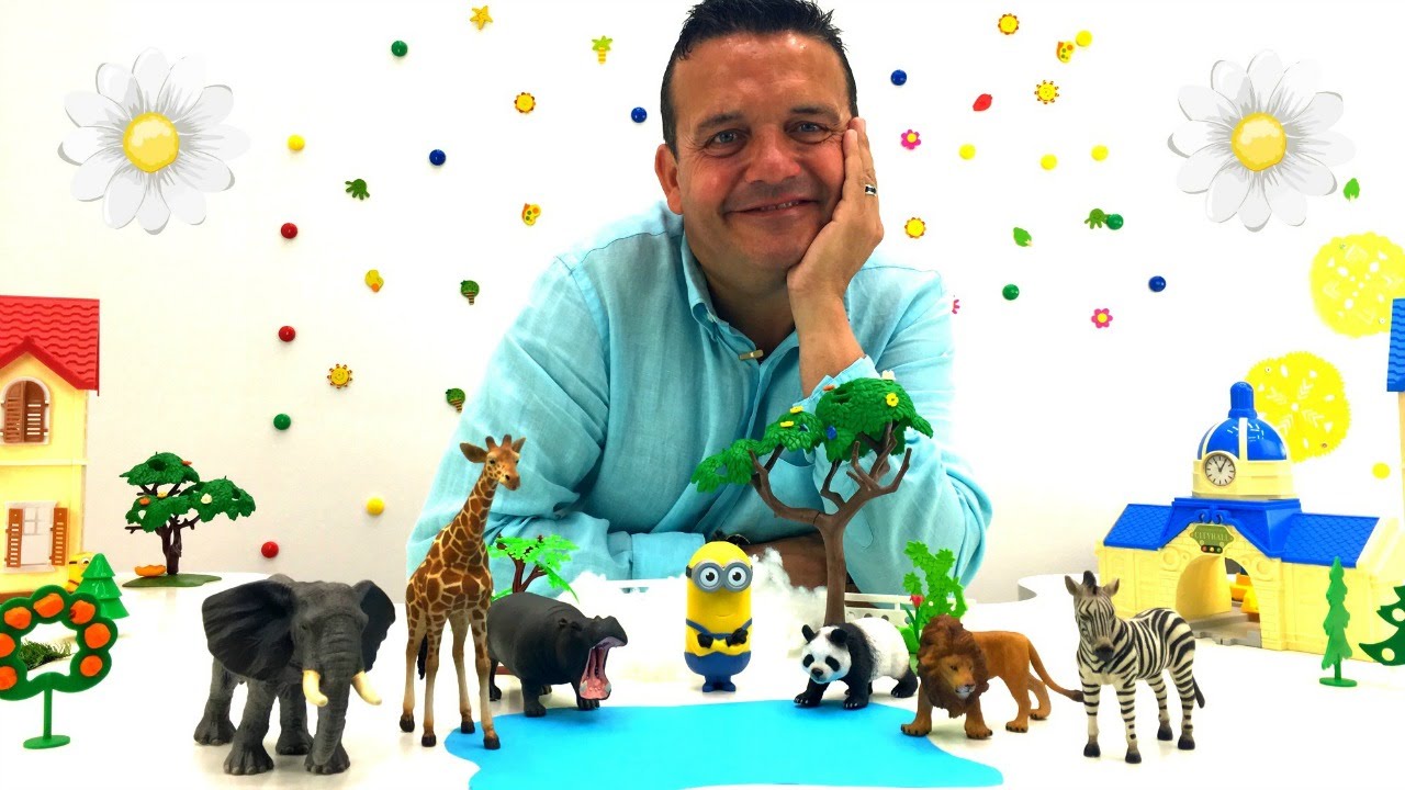 Download Video de juguetes para niños. Un Minion y los animales para niños