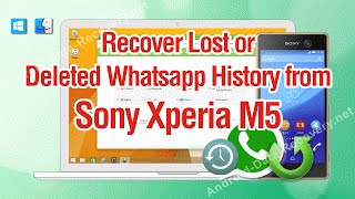 How to Recover Lost or Deleted Whatsapp History from Sony Xperia M5 screenshot 3