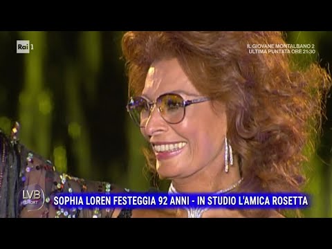Sophia Loren festeggia 92 anni - La volta buona 21/09/2022