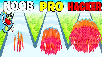 NOOB vs PRO vs HACKER | Arrow Fest | With Oggy And Jack | Rock Indian Gamer |