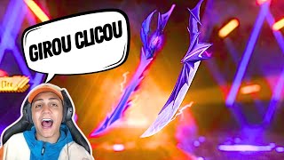 FREITAS COLOCOU 100 REAIS🤑💎💎 DE DIAMANTES PRA TENTAR GANHAR A NOVA SUPER KATANA E SE SURPREENDEU👀