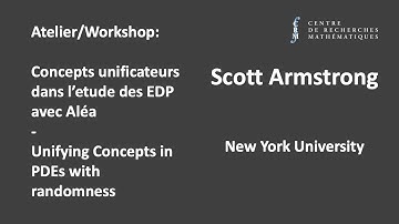 Scott Armstrong: Introduction to elliptic homogenization: from qualitative to quantitative (part 4)