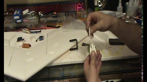 mini swift rc wing build video 2