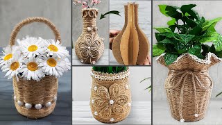 Jute Rope Vase Craft - Pure Happy Home