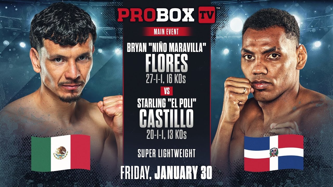 🔴 LIVE: ProBox TV Presents Contender Series | Bryan Flores VS Starling Castillo 