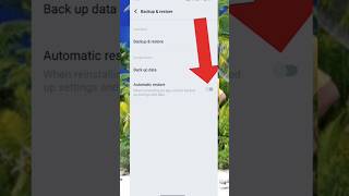 Automatic 🔥Restore When Reinstalling An App🔥 In Vivo T3 5g||#shorts 💯