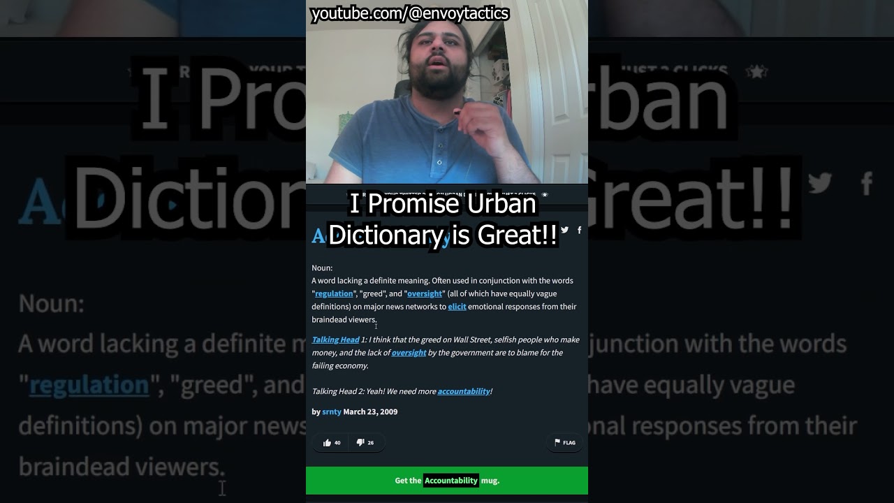 The Urban Dictionary Experience... 