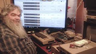 FOR SALE RARE OLD SILVER LABEL COMMODORE 64 LOW SERIAL NUMBER - C64 64C - Dave Bradley - Episode 640