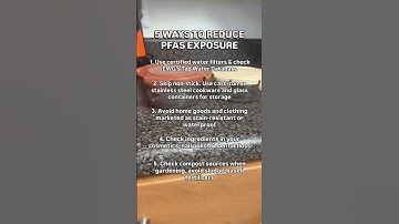 5 Ways to Reduce PFAS Exposure