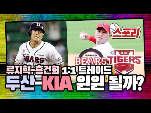 [스포리] 류지혁-<strong>홍건희</strong> 1대 1 트레이드, 두산-KIA 윈윈 될까?