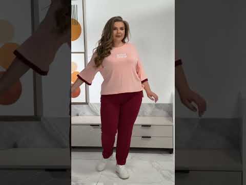 Женский костюм двухнитка на лето, видео 1
