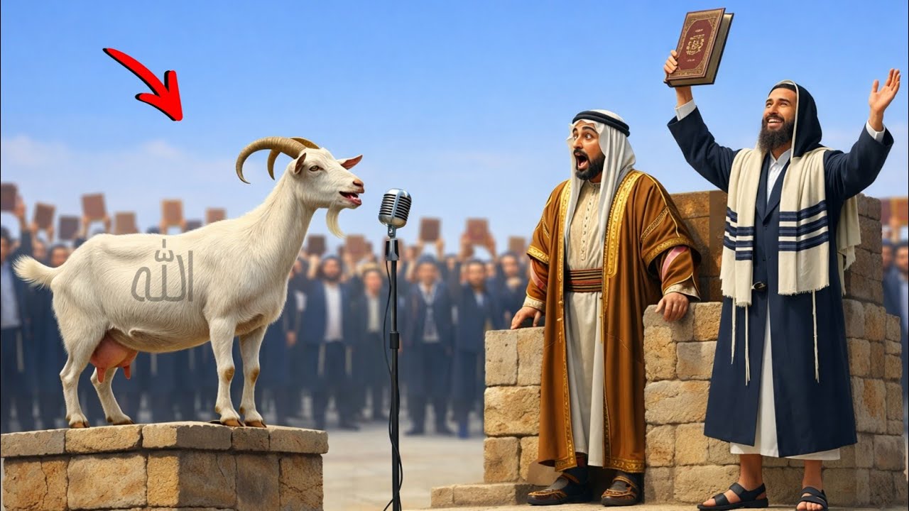 قصة المعزة المعجزة التي كانت تؤذن والملك الحكيم قصة عربية هادفة