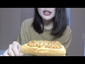 【ASMR】 咀嚼音 ささやき声 納豆トースト
