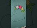 embroidery #loopstitch #diynstitch #beginnersstitch #handembroidery #fashion #crochet #sewing#shorts