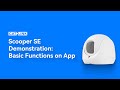 CATLINK Scooper SE Litter Box: Demonstration of Basic Functions on the App