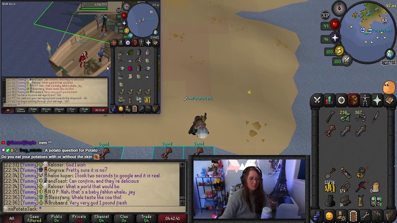 🔴She construct on my boat until I ocean man / !socials