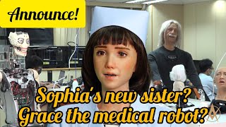 Robot Sophia's new sister, Grace Robot Medical? Awakening Health (SingularityNET, Hanson Robotic) #1