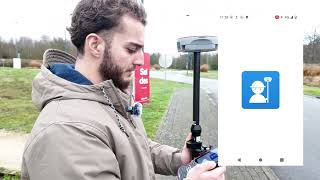 Stake out points in Survey Master