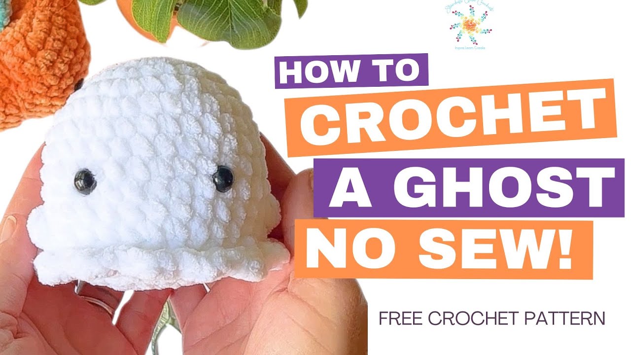 Easy Crochet Ghost Plushie 🎃 | Halloween Amigurumi Tutorial