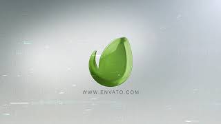 Reflected Glass Logo Animation | After Effects Template | Logo Stings