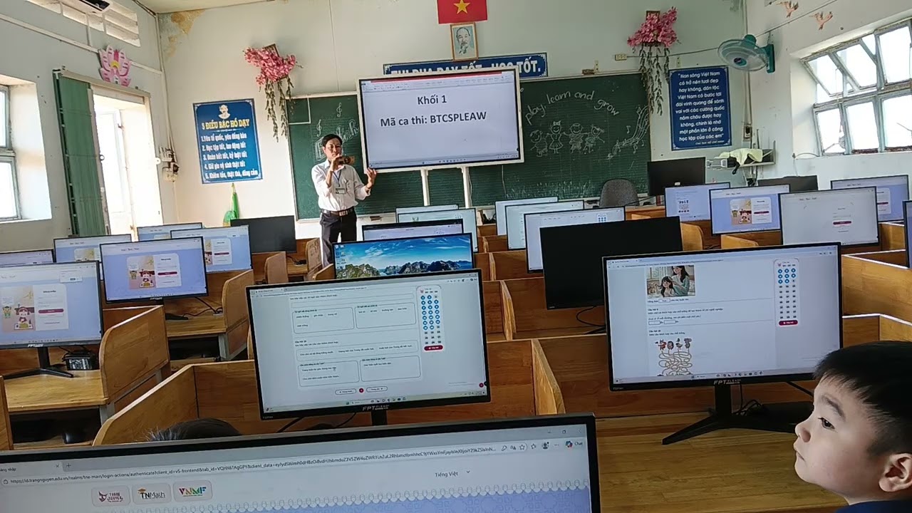 HS KHỐI 1 TRƯỜNG TH LÊ VĂN TÁM PHƯỜNG BẠC LIÊU THI TNTV HỘI THI HƯƠNG 