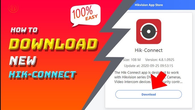 How To Download And Install The New Version Of Hik Connect Hikvision Youtube