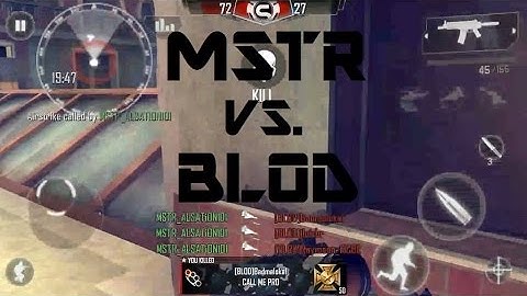 MC4| Clan Battle! - MSTR Vs BLOD -