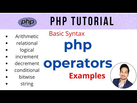 operators in php | php operators | php tutorial for beginners full in hindi