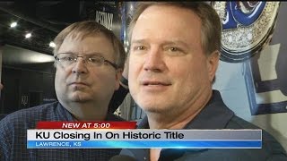 KU men's basketball closing in on historic title