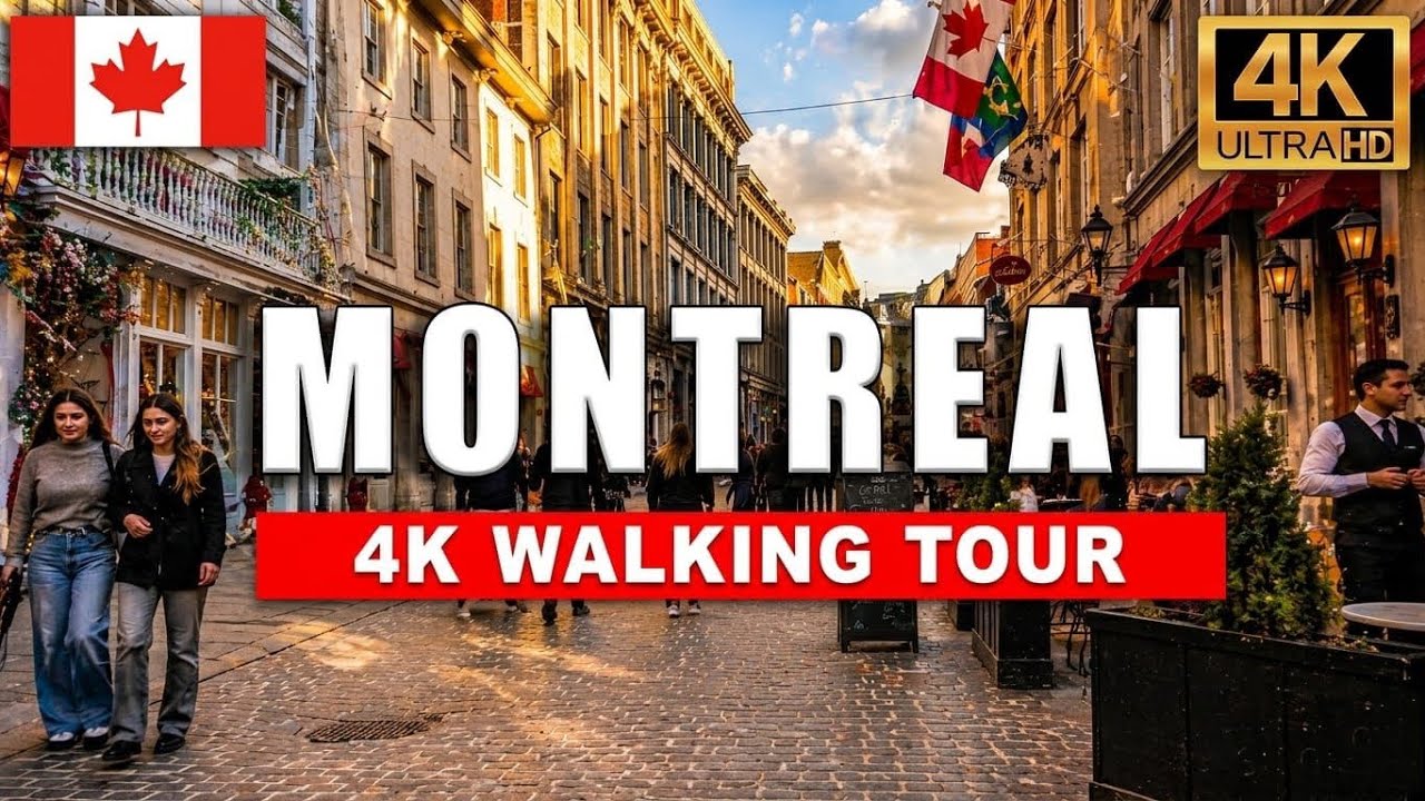 Montreal Canada Walking Tour 🇨🇦 | Old Montreal in Stunning 4K - YouTube