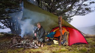 Tent Camping in the HEAVY Rain