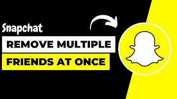 How To Remove Multiple Snapchat Friends At Once - Delete Friends on Snapchat !