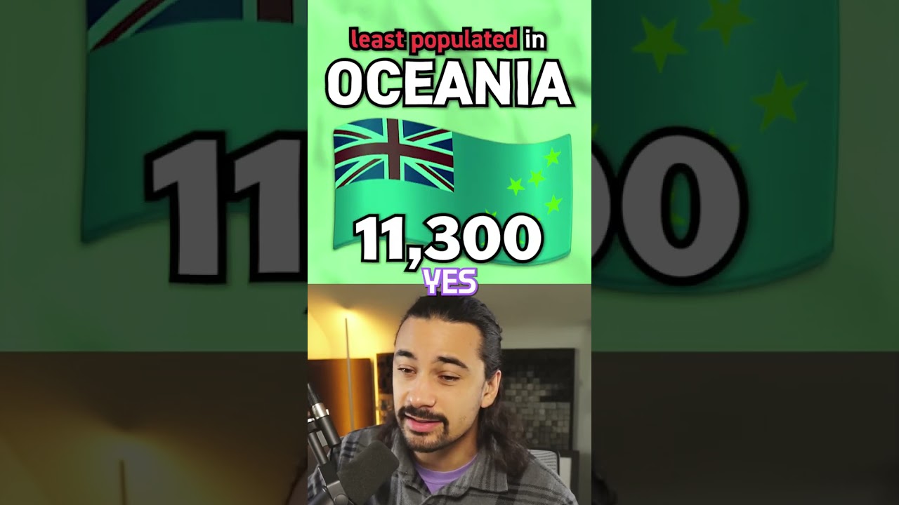 What is the LEAST POPULATED Country on EVERY Continent??