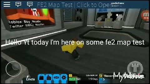 Fe2 map test flash flood (easy)