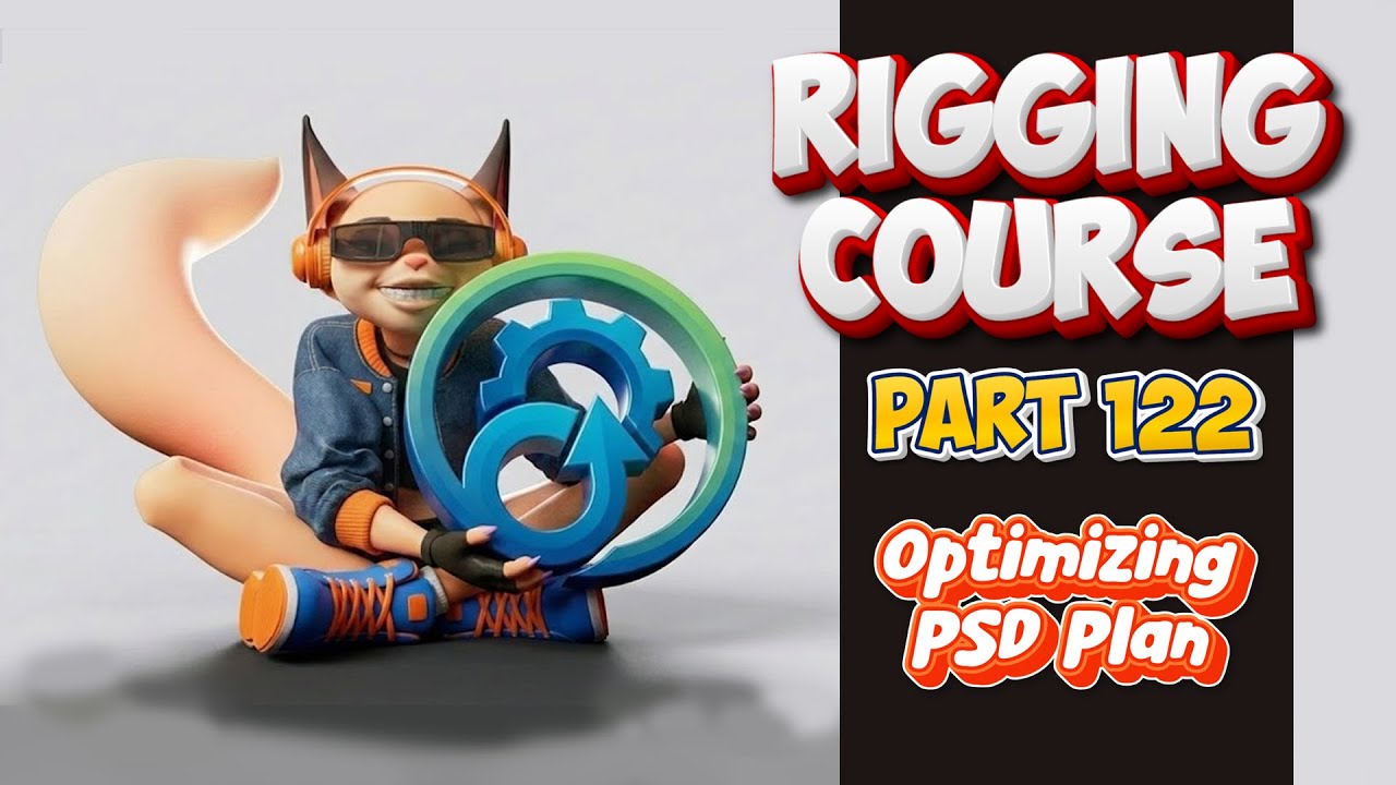 Создание скелета с помощью Advanced Skeleton — Часть 122 — Оптимизация PSD-плана, Часть B